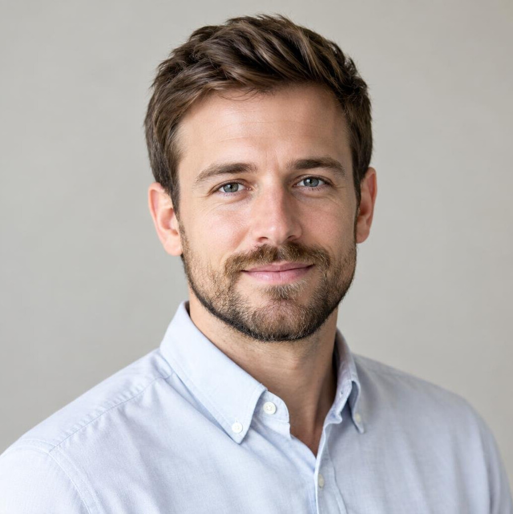 Portrait of a man with a beard