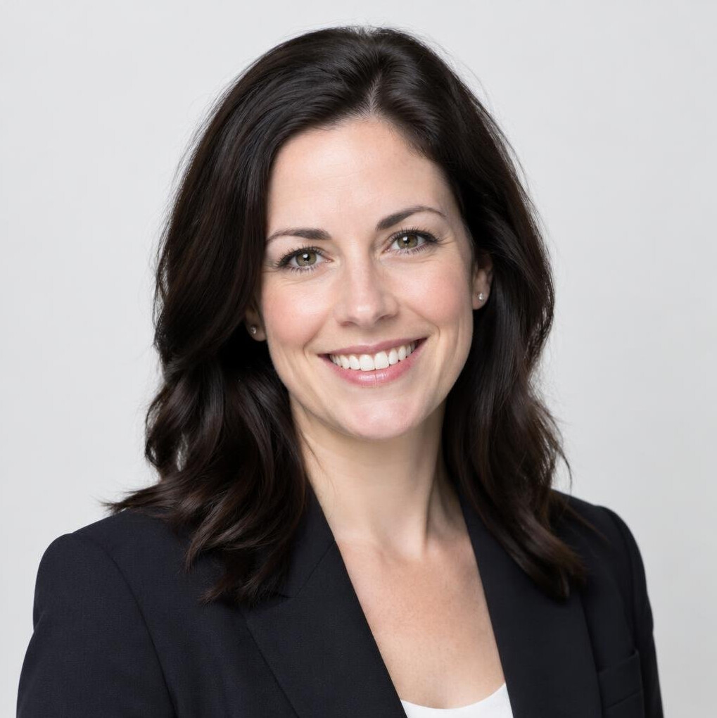 Professional portrait of a smiling woman